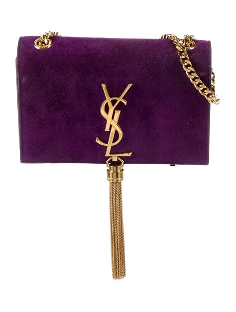 yves saint laurent kate monogram|Yves Saint Laurent Small Classic Monogram Kate Tassel Bag.